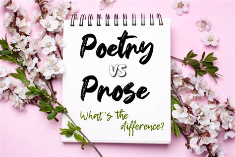 How Does Poetry Differ from Prose: A Comparative Analysis